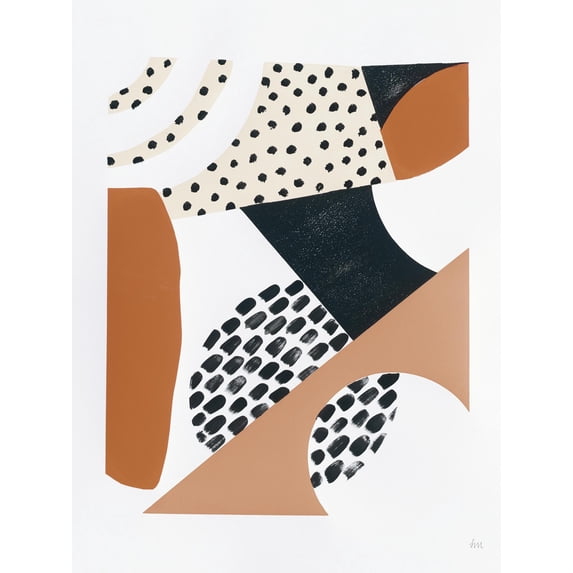 Art.com Luminous Tumble II Warm Art Print by Laura Marshall, 18" x 24"