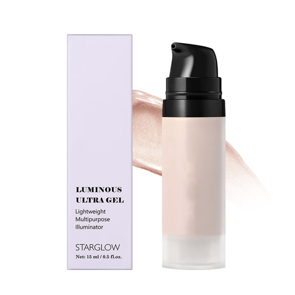Luminous Ultra Gel Lightweight Multipurpose Illuminator - Glowing, Moisturizing, Lightweight Base, Multi-Purpose - Hydrating & Illuminating Makeup Highlighter for Radiant, Sun-Kissed Look