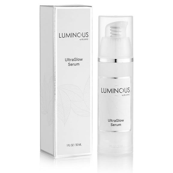 Luminous UltraGlow Serum with Aloe Vera & Botanical Extracts Lightweight Hydrating Face Serum for Smooth, Radiant & Healthy-Looking Skin 30mL Airless Pump