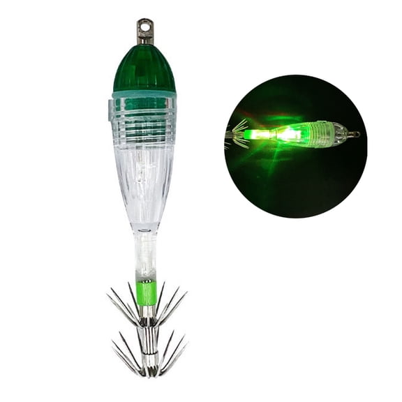 Luminous Umbrella Squid Hook Light Fishing Octopus Cuttlefish Artificial Baits