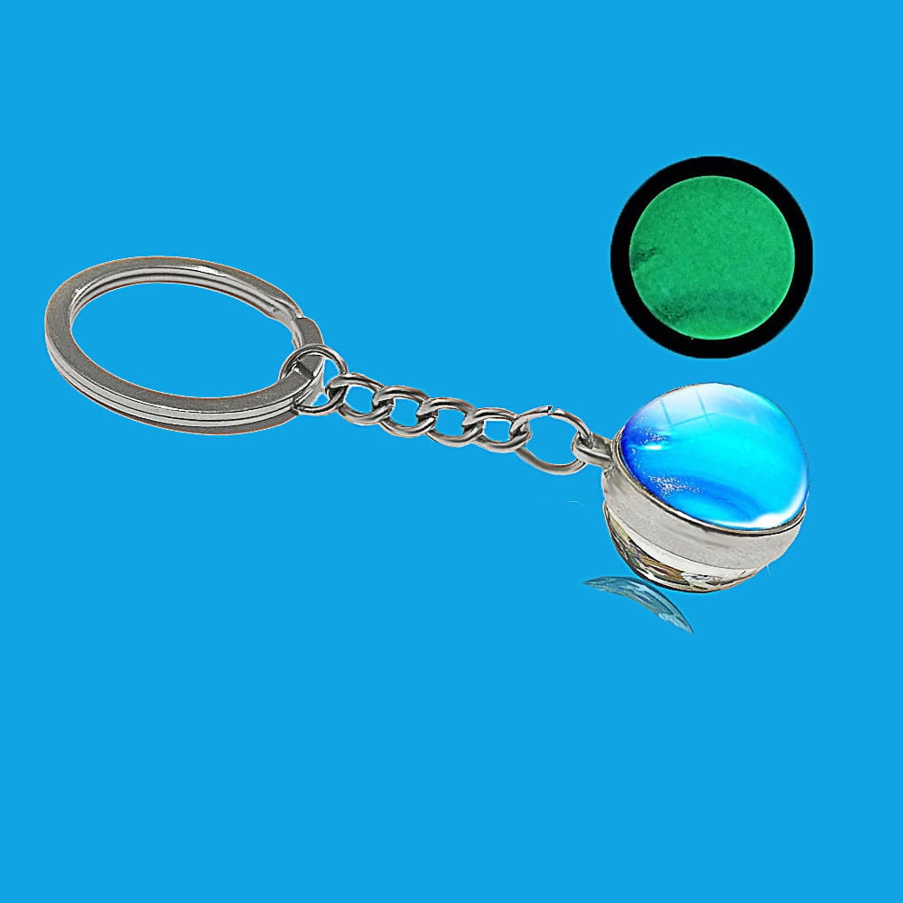 Luminous Universe Star Keychain Solar System Earth Pendant Galaxy ...