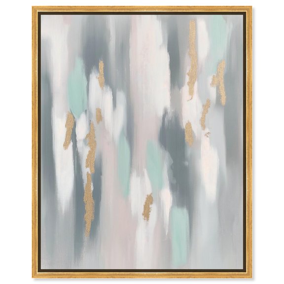 Luminous Veins Canvas Contemporary Art by Art Remedy, Gold Frame, 30 x 36