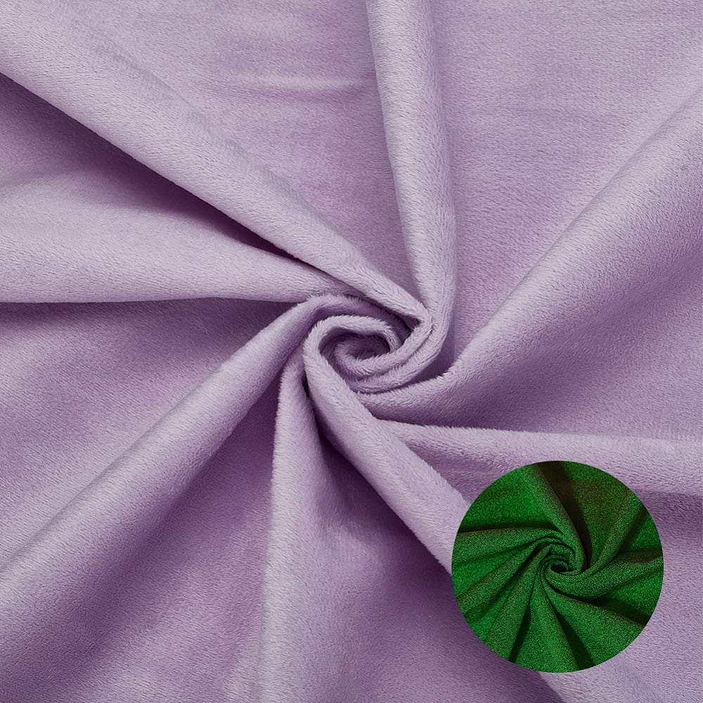 Luminous Velvet Super Soft Fabric Glow in the Dark Color Changing Cloth for Clothing Accessories Violet 1400x910x0.7mm DIY