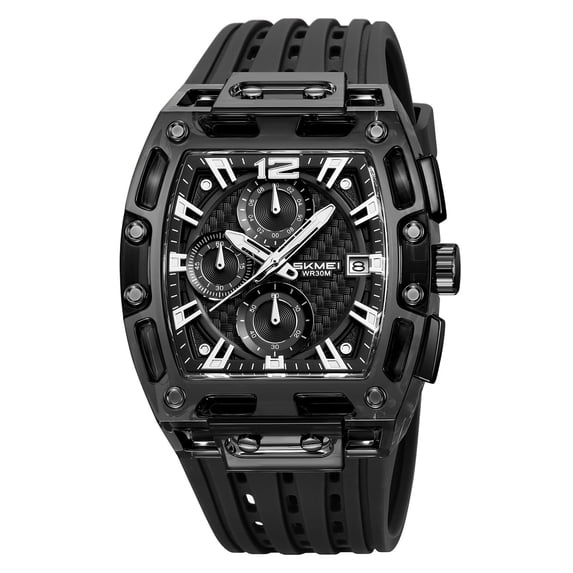 Luminous Waterproof Men's Business Watch, Quartz Chronograph with Classic Design, Perfect for Daily Wear and Formal Occasions, Ideal Gift for Fathers and Husbands