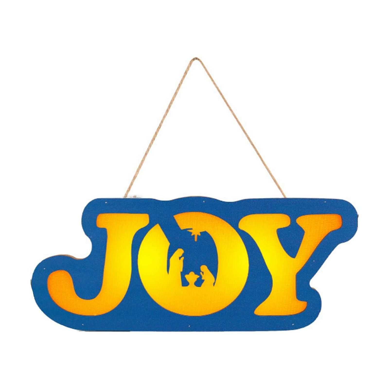 Luminous Wooden Sign Hanging 2023 New Christmas Decoration Door Hanging