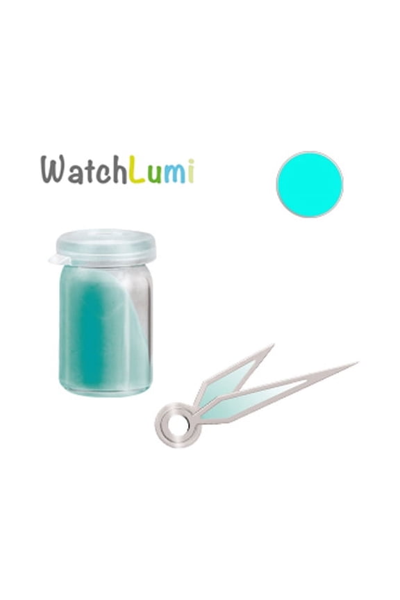 Luminous paste Siluma blue-green for watches hands 2gr