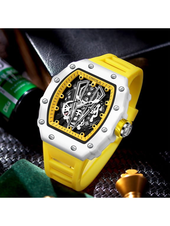 Luminous waterproof quartz men's watch