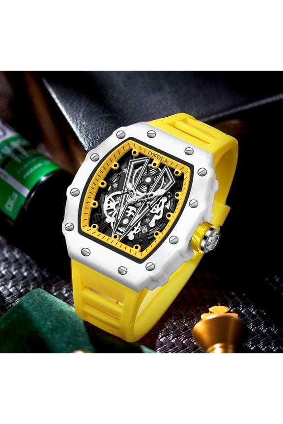Luminous waterproof quartz men's watch