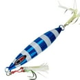 thumbnail image 1 of Luminously Fishing Baits Fishing Jig Metal Fishing Lures Spinner Long Casting Jigging Spoon Lures Hard Swimbait Enduring, 1 of 19