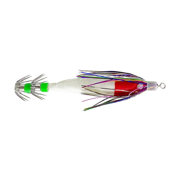 Luminously Squid Jigs Hook Fishing Lures Squid Cuttlefish Sleeve Jigs Fishing Lures Baits for Saltwater Freshwater