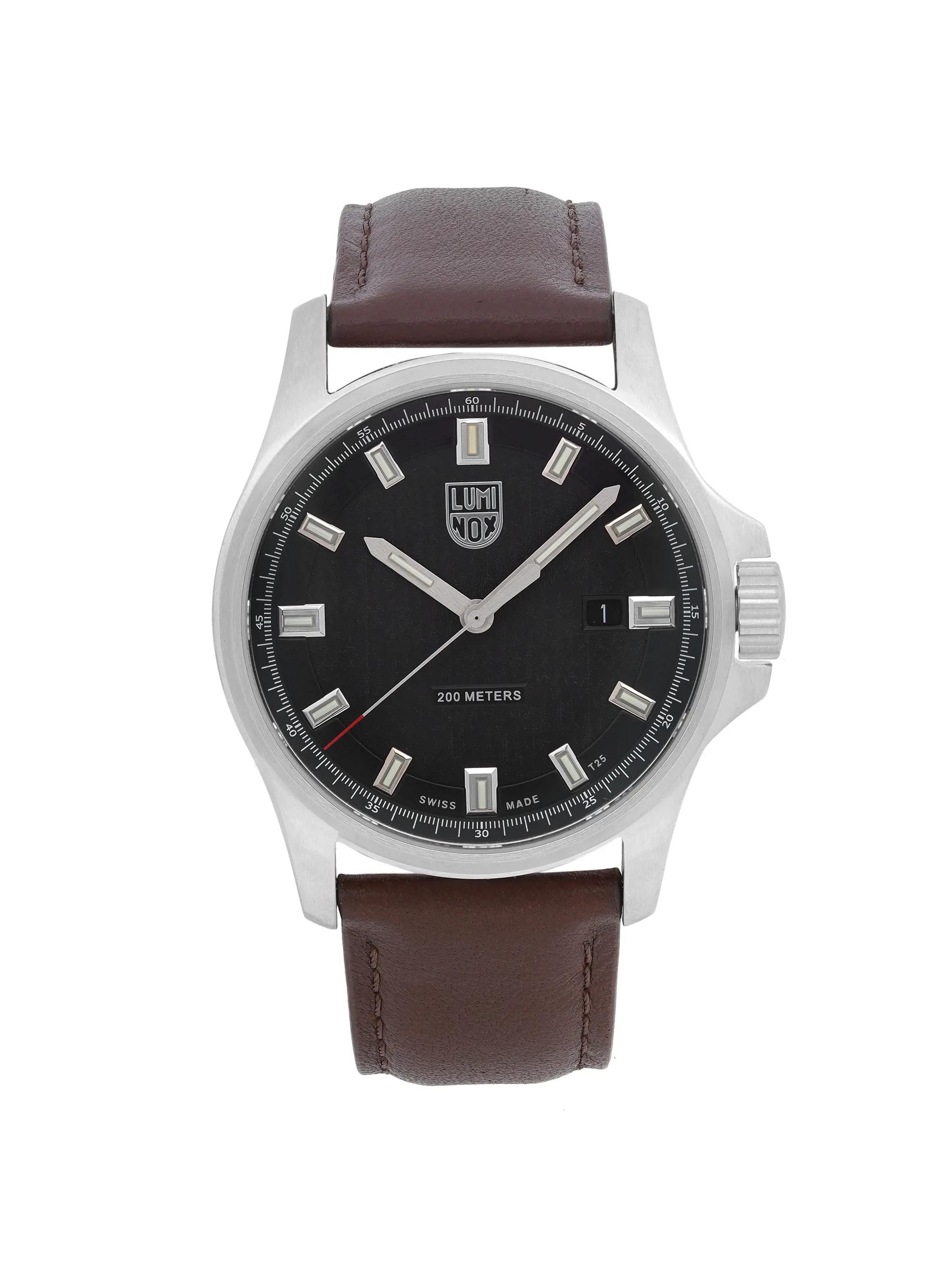 Luminox Dress Field 42mm Stainless Steel Black Dial Quartz Mens