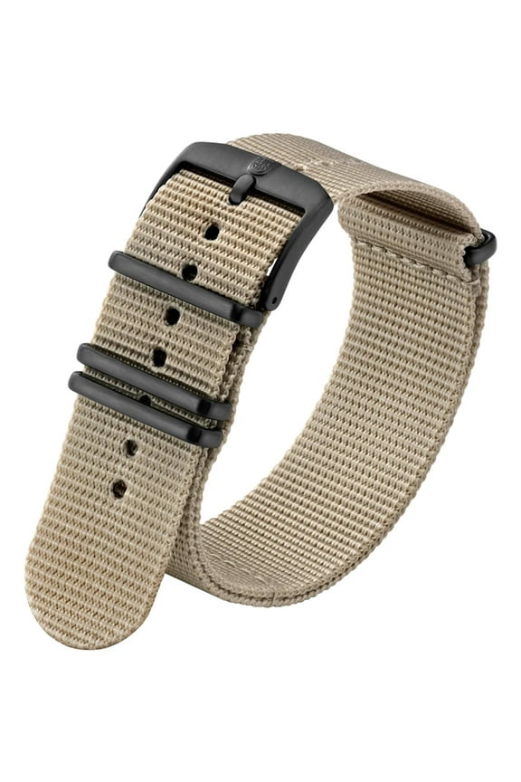 FNX.9240.71B.K Men's 24mm Sand Webbing Nylon Watch Strap
