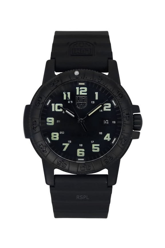 Leatherback Sea Turtle Giant PU Strap Black Dial Quartz XS.0330 100M Men's Watch