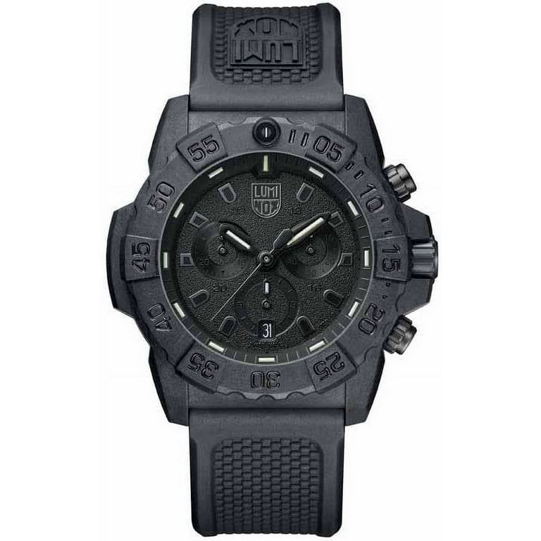 Luminox Men's 3581.BO Navy SEAL Chronograph, Black CARBONOXÖ