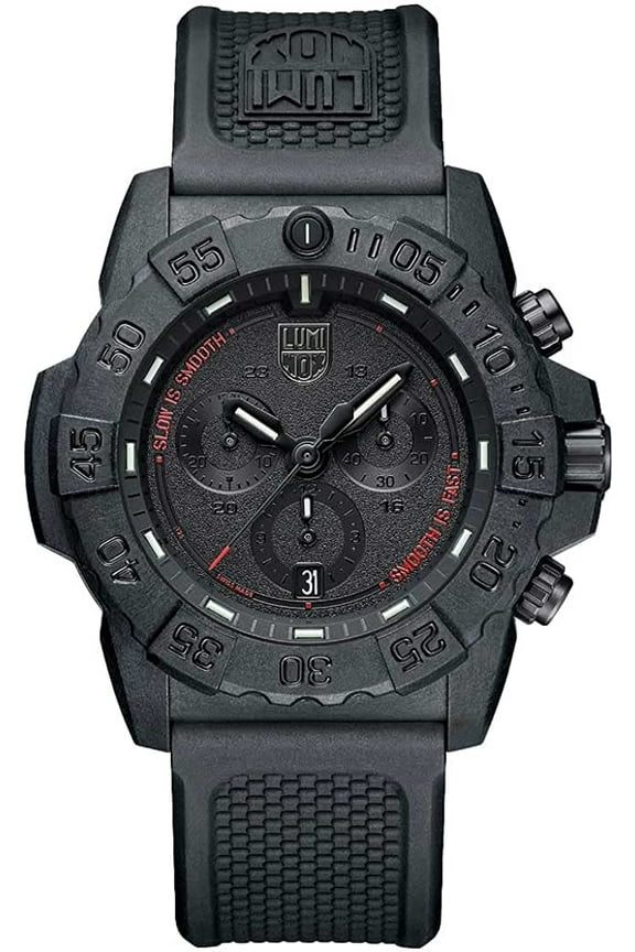 Men's Navy Seal 3600 Black Analog Military Dive Watch