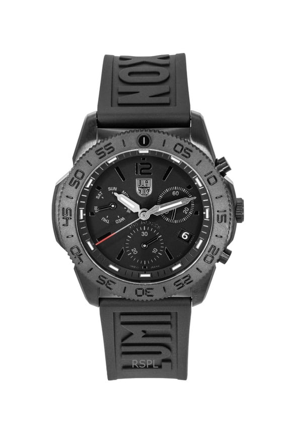 Pacific Diver Chronograph Rubber Strap Black Dial Quartz XS.3141.BO.1 200M Men's Watch