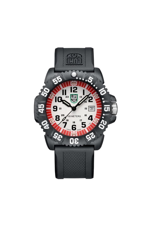 Men's 44 mm Sea Lion Carbonox Watch X2.2057, Red/White/Black