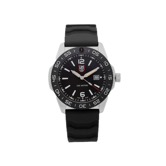 Luminox Sea Pacific Diver 44mm Steel Black Dial Rubber Mens Quartz Watch XS.3121