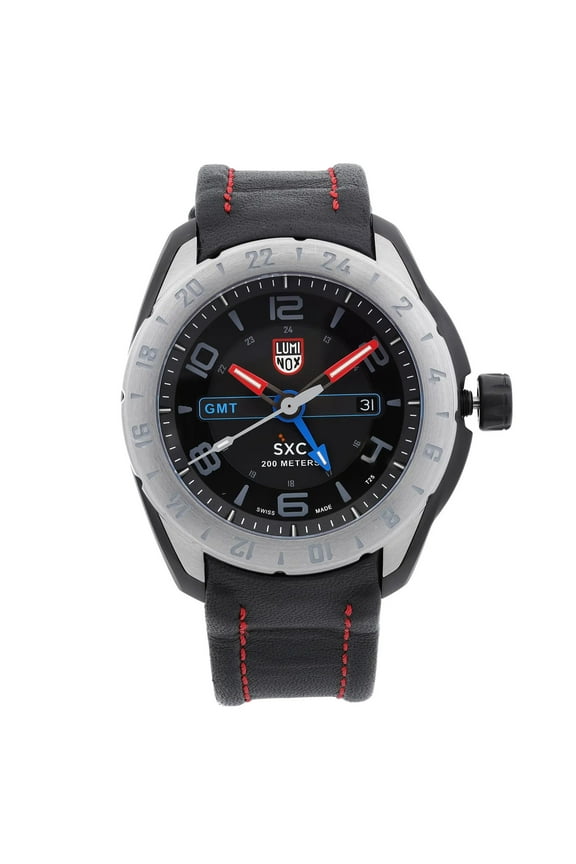 Space SXC GMT 45mm Steel PVD Black Dial Quartz Mens Watch XU.5127