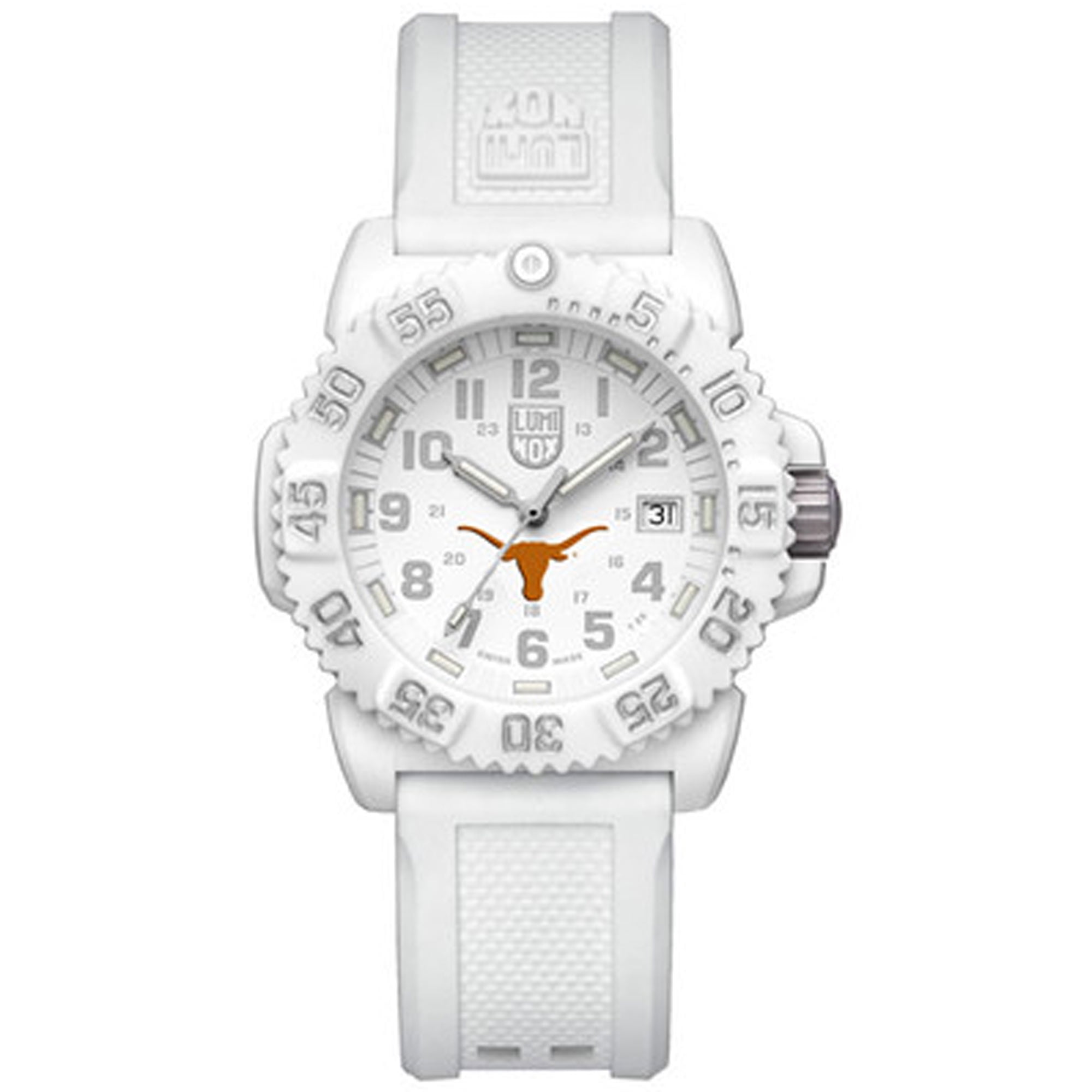 【動作未確認】ルミノックス LUMINOX 7057 Whiteout Luminox Women's 36mm White Rubber Band Plastic Case Anti