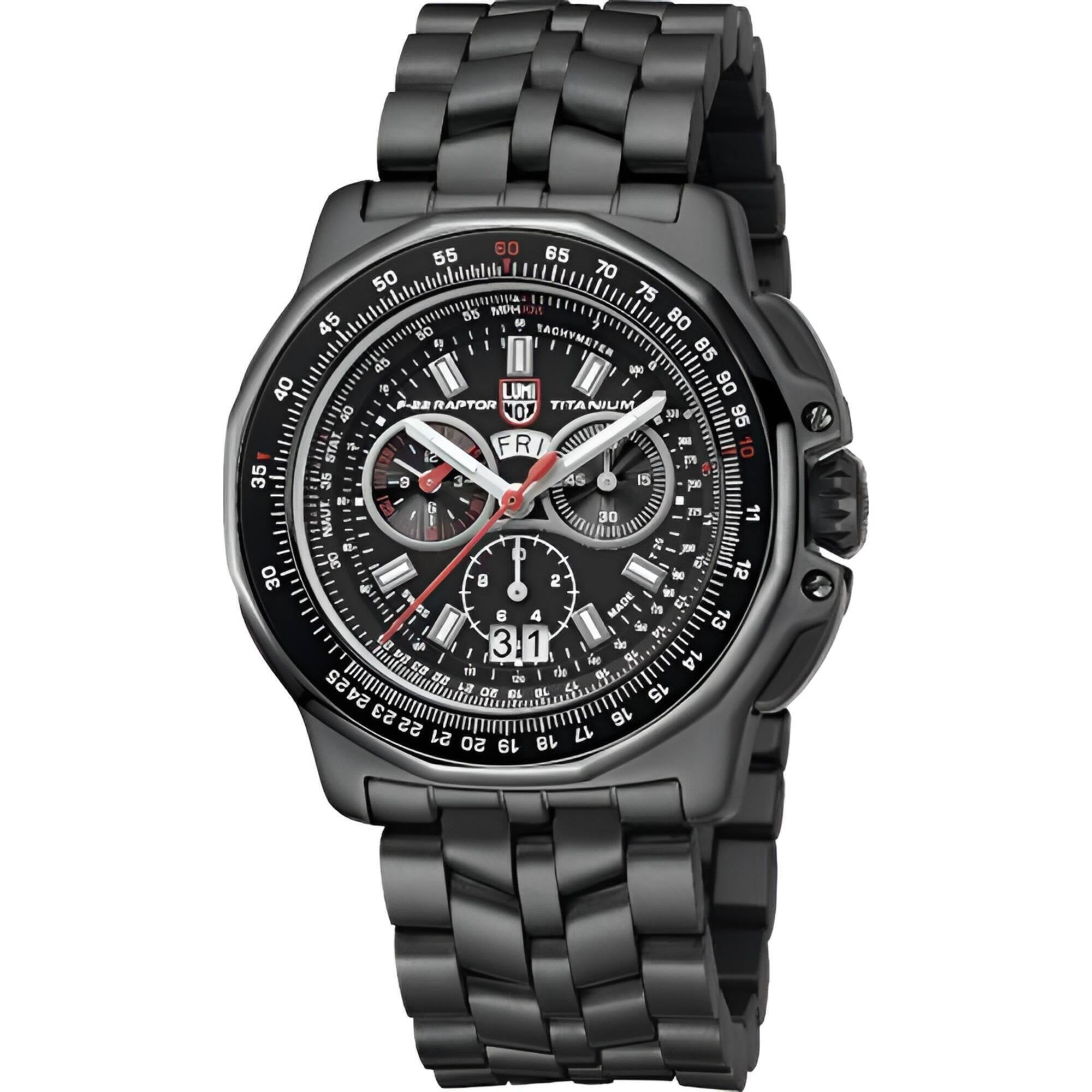 Luminox XA.9272 Men's F-22 Raptor Black Titanium Bracelet Luminox XA.9272 Men's F-22 Raptor Black Titanium Bracelet