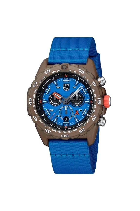 XB.3743.ECO Men's Bear Grylls Ocean Blue Strap Watch