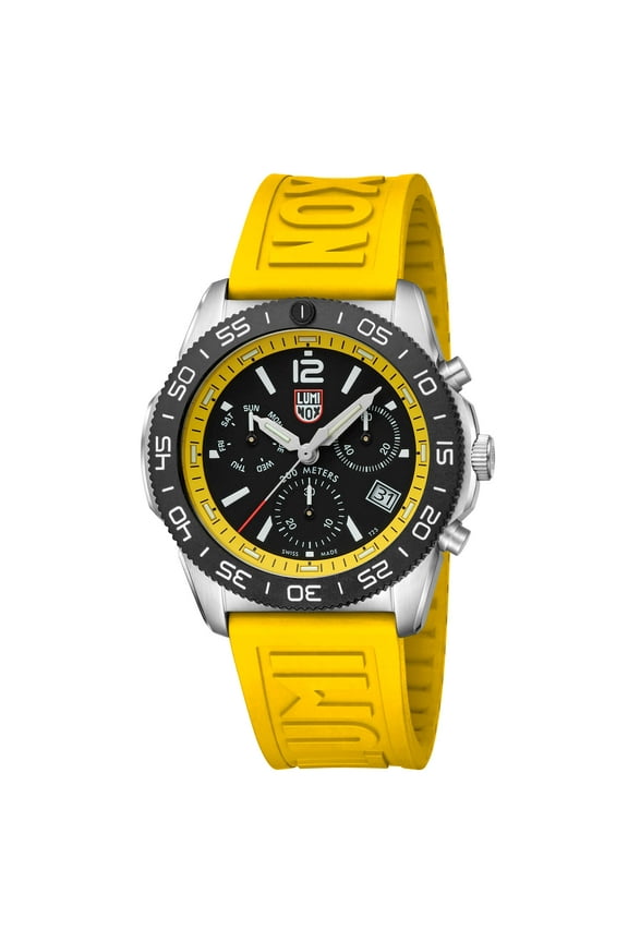 XS.3145 Men's Pacific Diver Yellow Strap Chronograph Watch