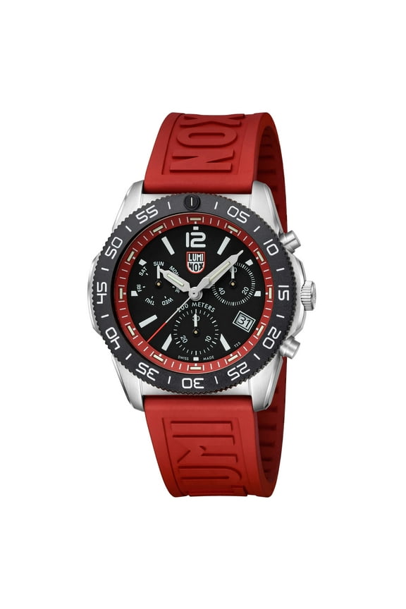 XS.3155 Men's Pacific Diver Red Strap Chronograph Watch