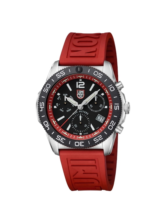 XS.3155 Men's Pacific Diver Red Strap Chronograph Watch