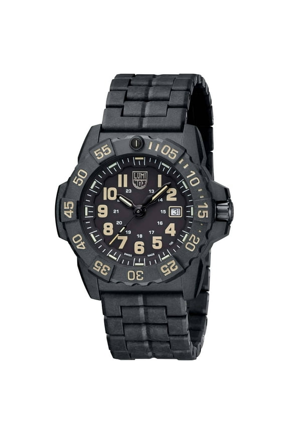 XS.3510 Men's Navy Seal Black Dial CARBONOX Strap Watch