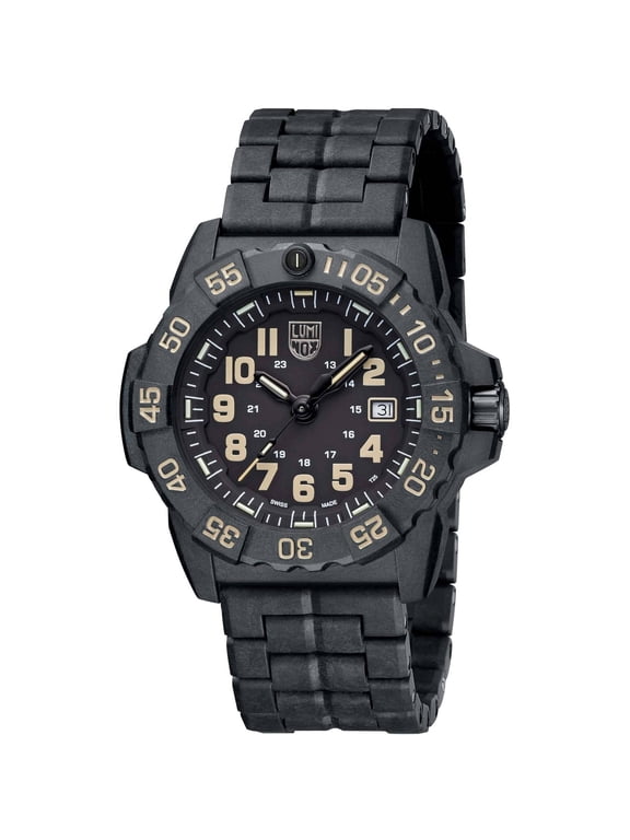 XS.3510 Men's Navy Seal Black Dial CARBONOX Strap Watch