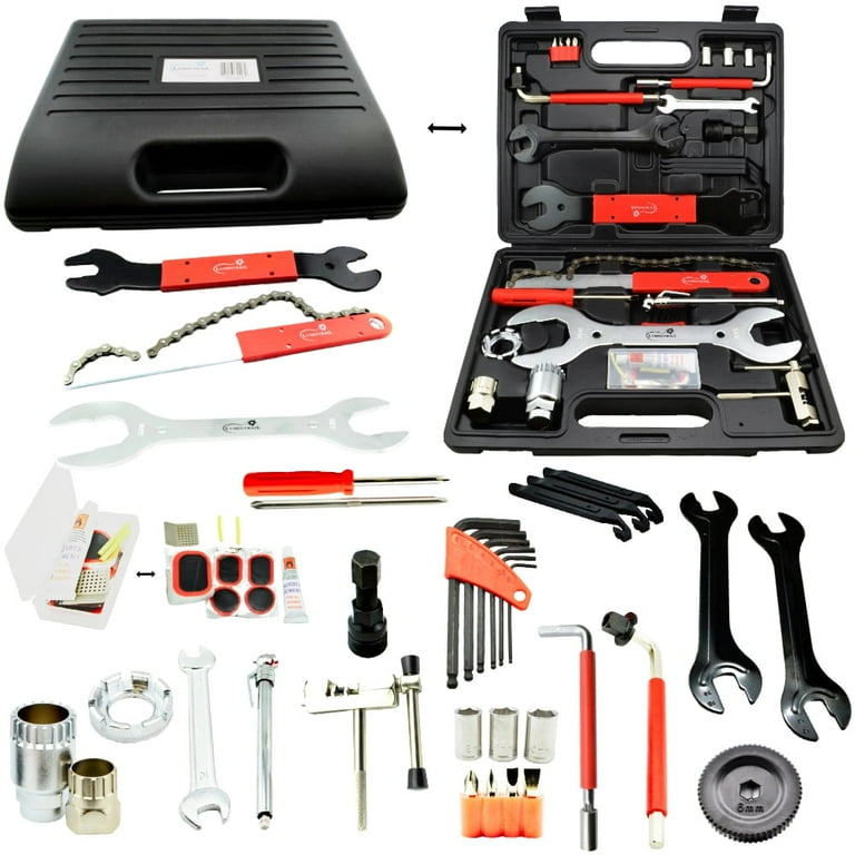Lumintrail Bike Repair Tool Kit 42 Pieces Multifunctional Bicycle