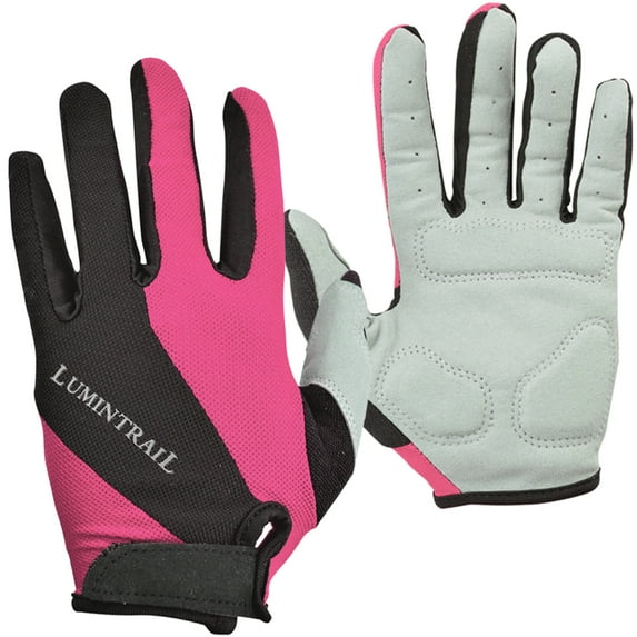 Lumintrail Shock-Absorbing Riding Full Finger Cycling Gloves Breathable Sport for Men and Women
