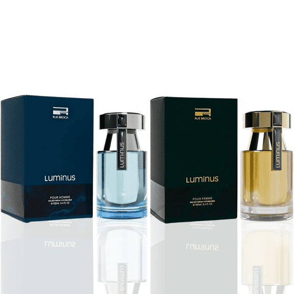 Luminus Pour Homme & Luminus Pour Femme - EDP Sprays 100ML (3.4OZ) Spicy, Fruity, Refreshing Fragrance. (Value Pack)