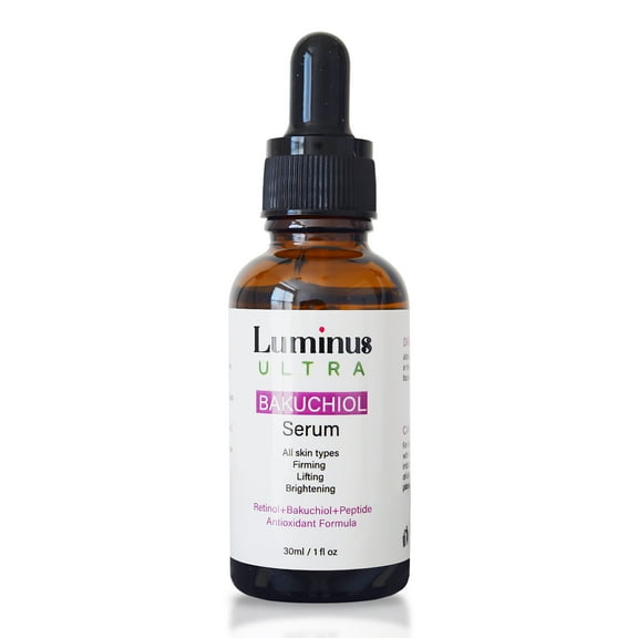 Luminus Ultra Bakuchoil Face Serum with Retinol and Witch Hazel, Anti-Aging Serum, 30ml