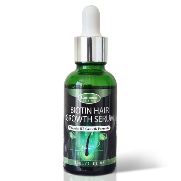 Luminus Ultra Biotin Hair Growth Serum with Vitamin B7 Daily Hair Loss Support