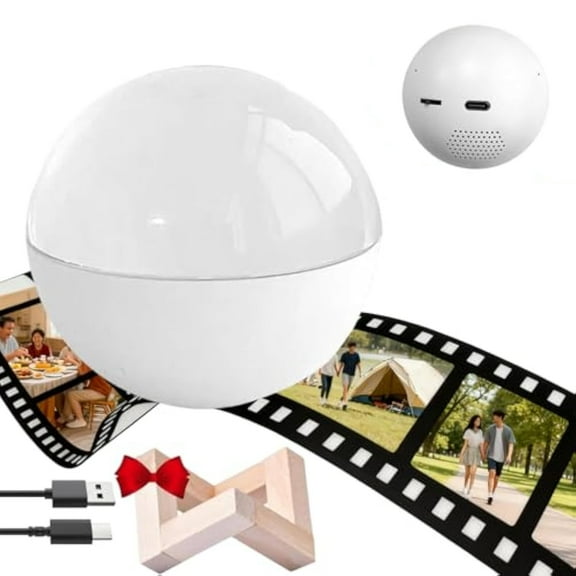 Lumiorb WiFi Crystal Ball  3D Video & Photo Memory Sphere, 2.7" Crystal Ball Video Player with Sound, Personalized Custom Digital Photo Videos Player for Anniversary ,Crystal Ball Digital Display