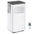 thumbnail image 1 of Lumiparty 10000 BTU Portable Air Conditioner, 3-in-1 Floor AC Unit with Cool/Fan/Dehumidifier, Cools up to 560 Sq.ft, White & Gray, 1 of 9