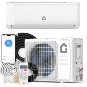 Lumiparty 21 SEER2 12000 BTU Mini Split AC & Heat Pump, 230V Inverter System with WiFi, Remote Control, Home Heating & Cooling up to 750 sq. ft.