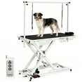 thumbnail image 1 of Lumiparty 50" Electric Pet Grooming Table for Dogs & Cats, Height Adjustable Dog Grooming Table with Anti Slip Tabletop, for All Pets, White, 1 of 8