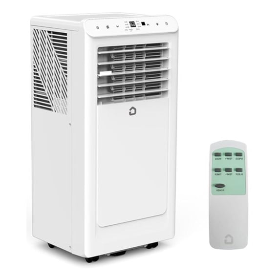 Lumiparty 8,000 BTU Portable Air Conditioner, 3-in-1 Floor AC Unit with Dehumidifier & Fan, Cools Up to 350 Sq.ft, White