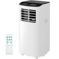 thumbnail image 1 of Lumiparty 8000 BTU Portable Air Conditioner, 3-In-1 AC Unit W/ Cooling, Dehumidifier & Fan, Remote Control, Cools to 350 Sq.ft., White & Black, 1 of 7