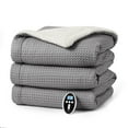 thumbnail image 1 of Lumiparty  Electric Heated Blanket Queen Size, 84"x90" Wireless LCD Controller Fasting Heating Blanket,6 Heat Levels & 2-10H Time Settings, Machine Washable, Gray, 1 of 7