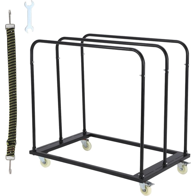 Lumiparty Heavy Duty Steel Panel Truck, Flatbed with 1500 Lbs Capacity ...