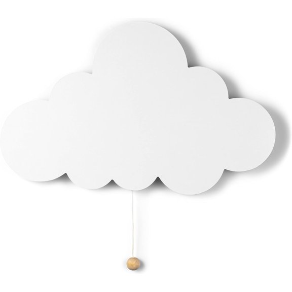 Lumipets Cloud Nursery Decor, Cloud Night Light, Kids Wall Light, Battery Operated LED Lights for Bedroom, Lightweight Nursery Lighting, Light for Babies, Toddlers, Kids - 17.7 x 11.2 x 1.5-in