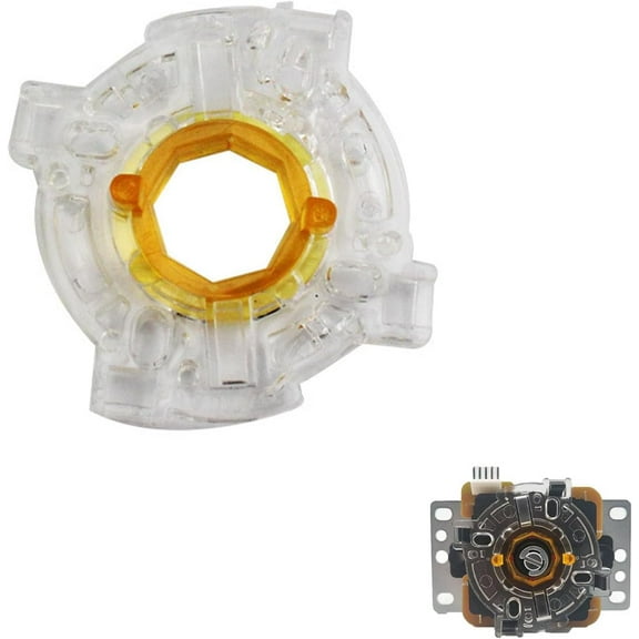 Lumision 8-Way Octagonal Restrictor Gate - GT-Y Restrictor Plate for JLF Joysticks (Arcade Fight Stick, Joystick Mod)
