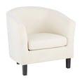 thumbnail image 1 of Lumisource Claudia Barrel Chair With Black And Cream Finish CHR-CLAUDIA BKCR, 1 of 5