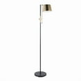 thumbnail image 1 of Lumisource Metric Industrial Floor Lamp, Black/Antique Brass, 1 of 8