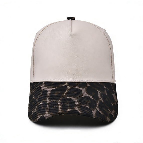 Lumistal Baseball Caps Trucker Hat Retro Leopard Print Contrast Brim Baseball Cap Adjustable Hat For Women Men Sun Hat For Summer Outdoor Sports Sun Hats for Women Dark Gray One Size