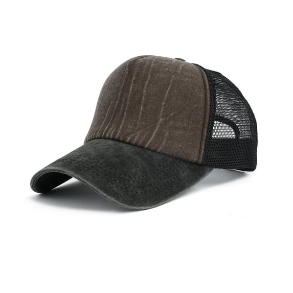 Lumistal Baseball Caps Unisex Adjustable Running Workouts Breathable Mesh Outdoor Activities Sun Hat Visor Dad Hat All Seasons Trucker Hat Coffee One Size